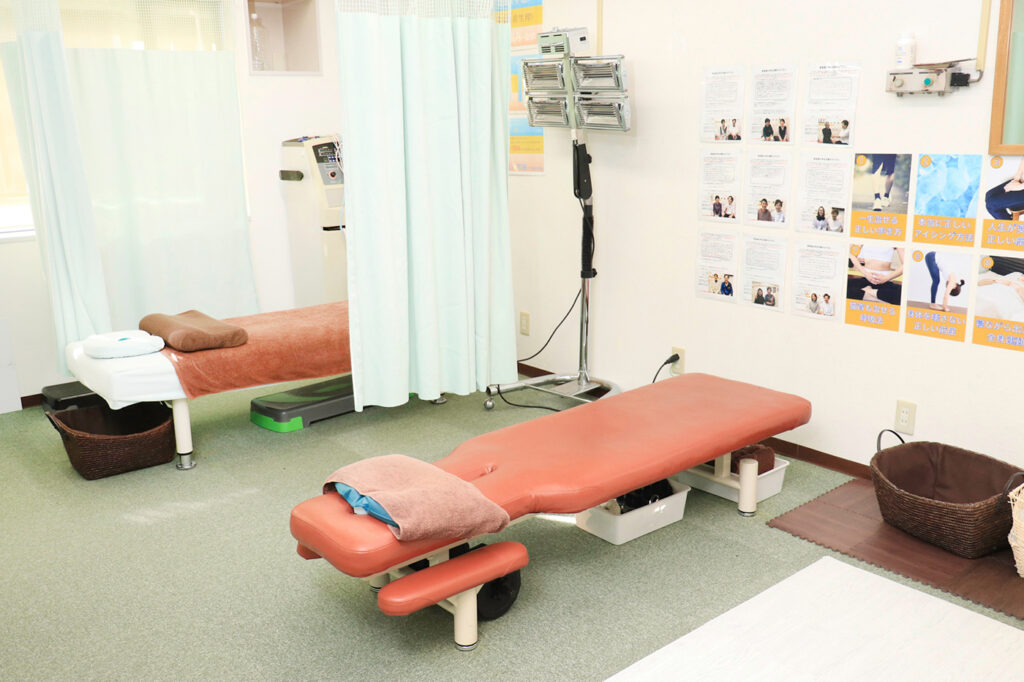 箕面 健寿の森整体院の内観
